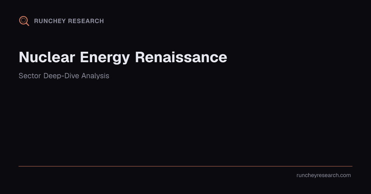 Nuclear Energy Renaissance | Sector Deep-Dive | Runchey Research